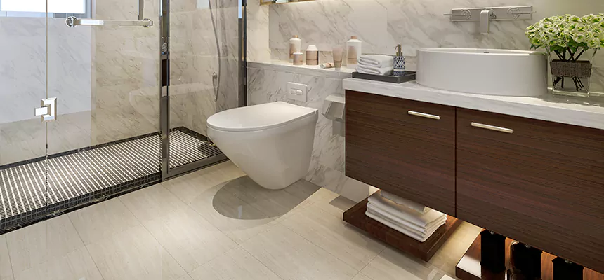 Burst Pipe Bathroom Cleanup in Brookings